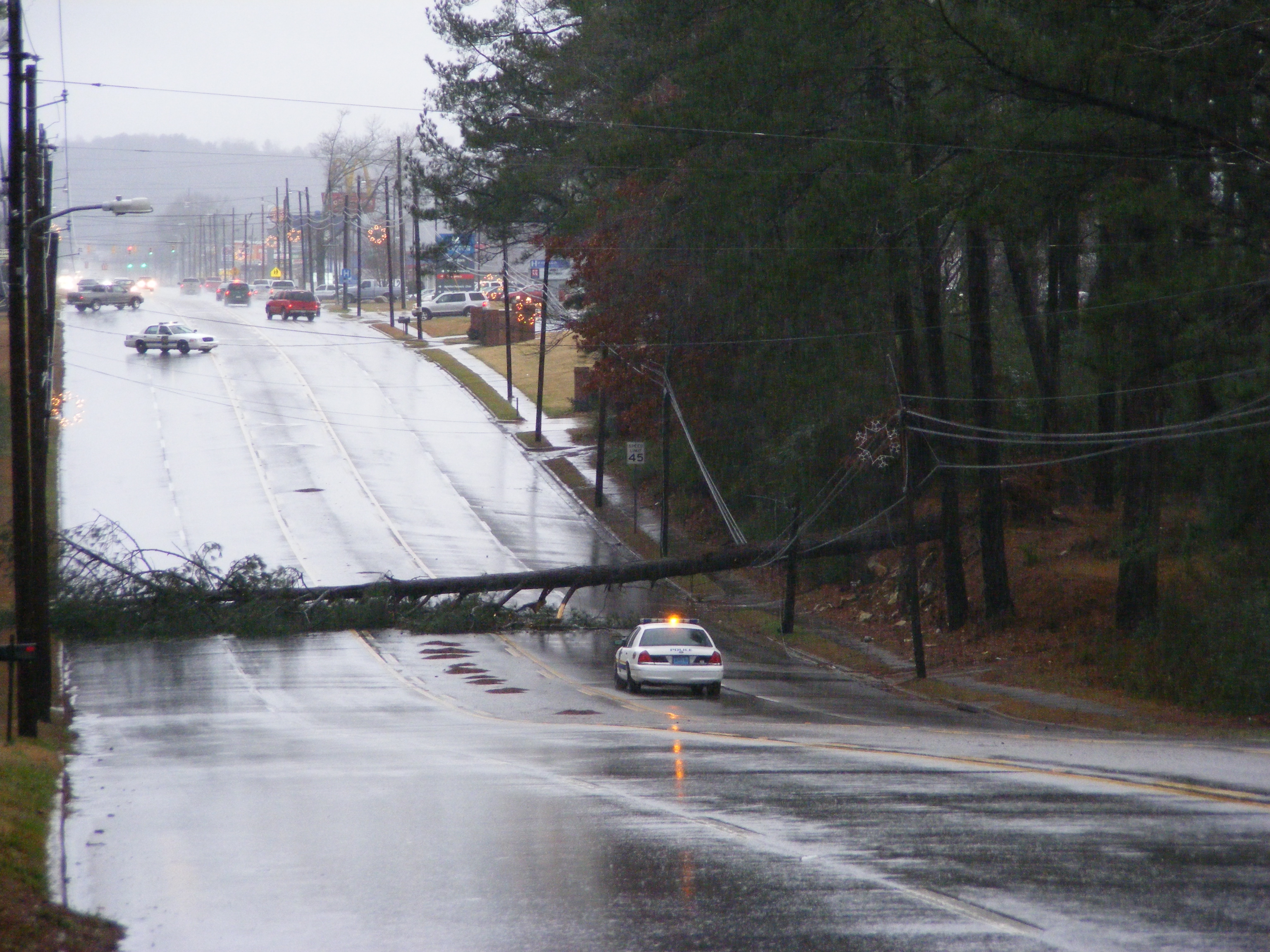 Heavy Rains Cause Traffic Hazard photo 1 of 3