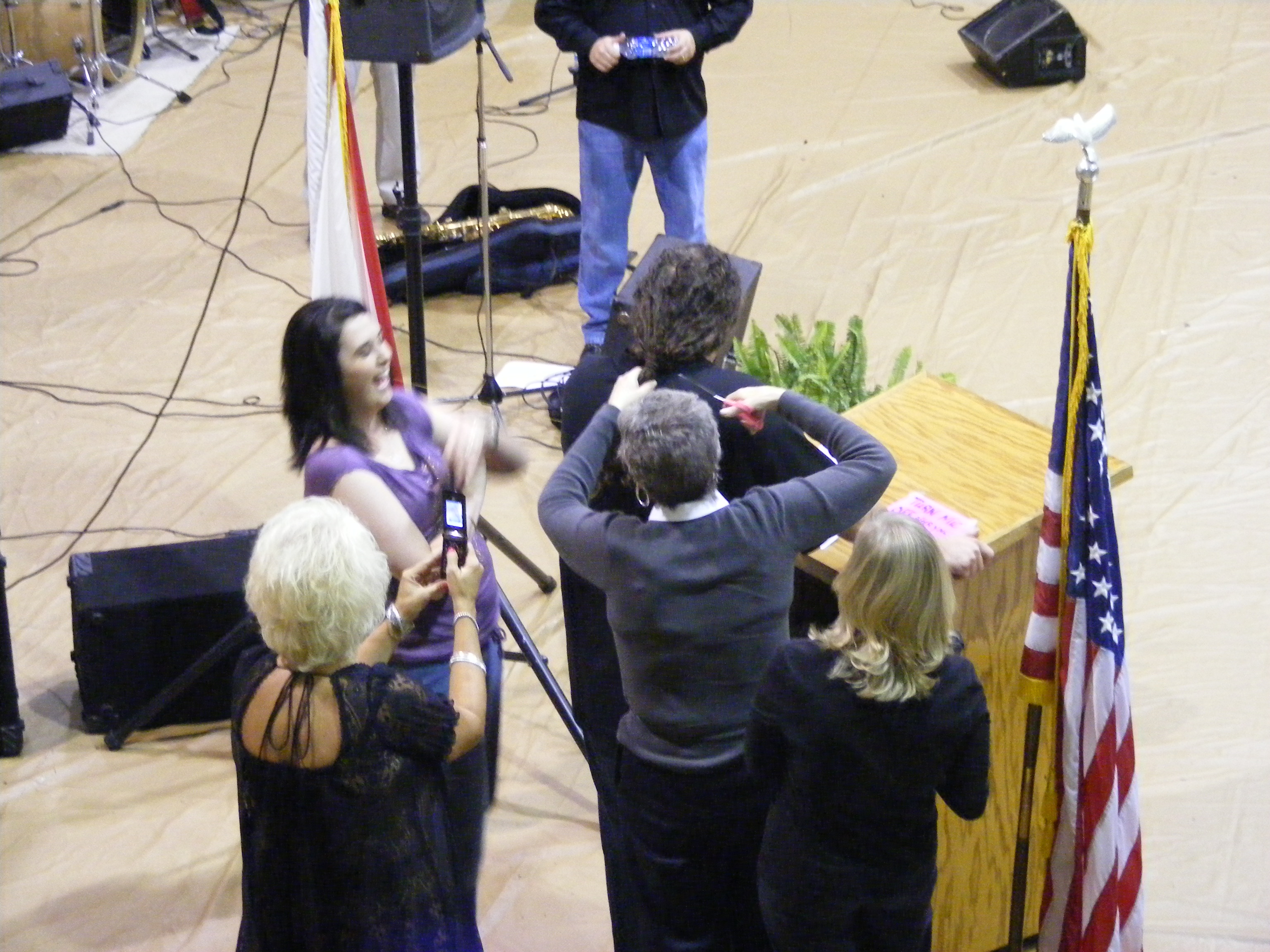 Ms. Rich tribute concert and haircut photo 4 of 8