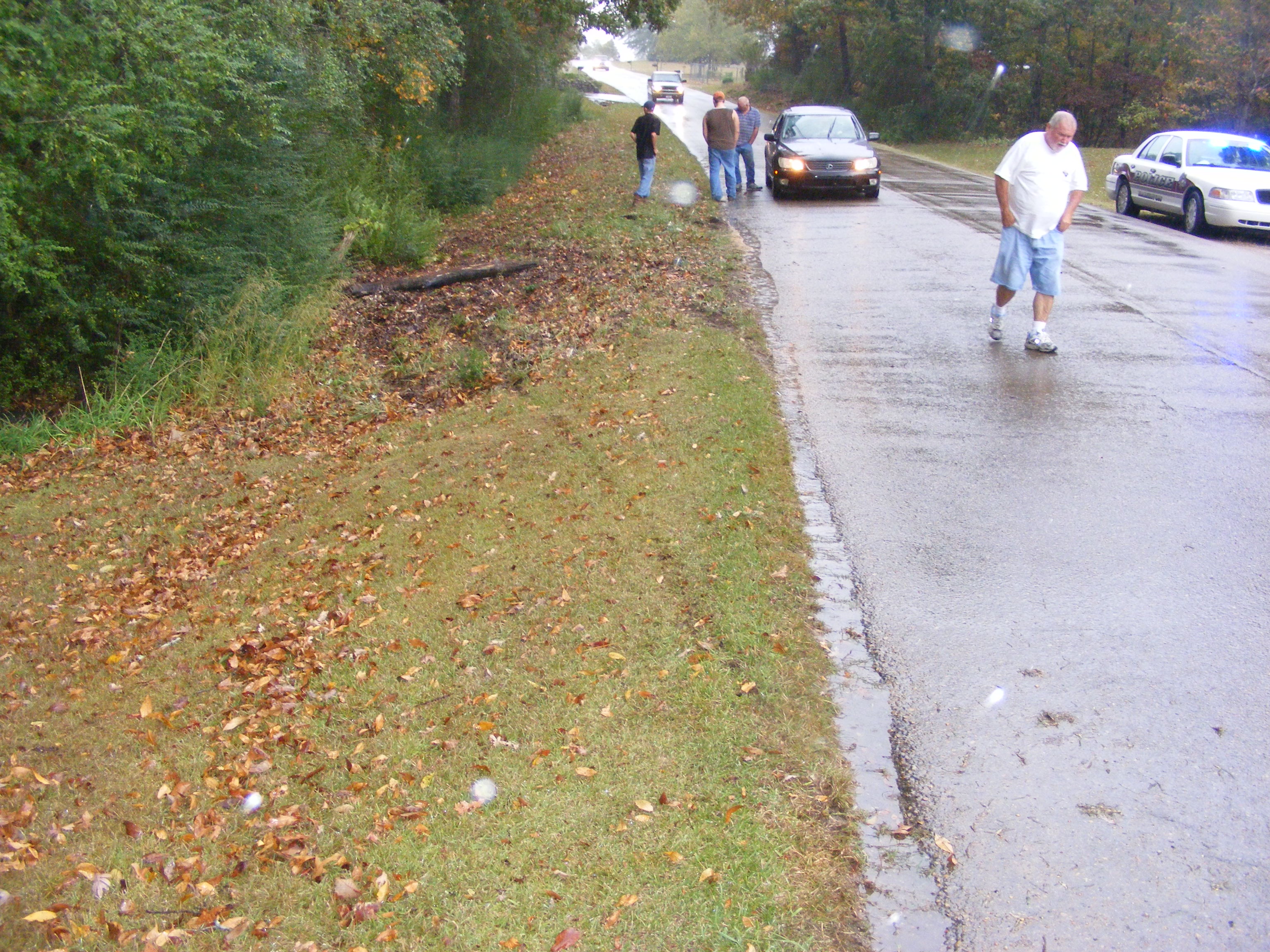 One Car Accident on Steele Street in Hamilton Tuesday, October 26, 2010 photo 4 of 4